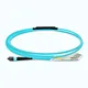 MTP® (MPO) 12 Fiber Optic Patch Cord are mainly used to directly connect between QSFP type SR4 or SR4.2 transceivers or to connect these transceivers to MTP® (MPO)